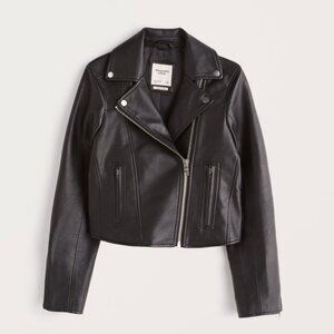 Vegan Leather Moto Jacket